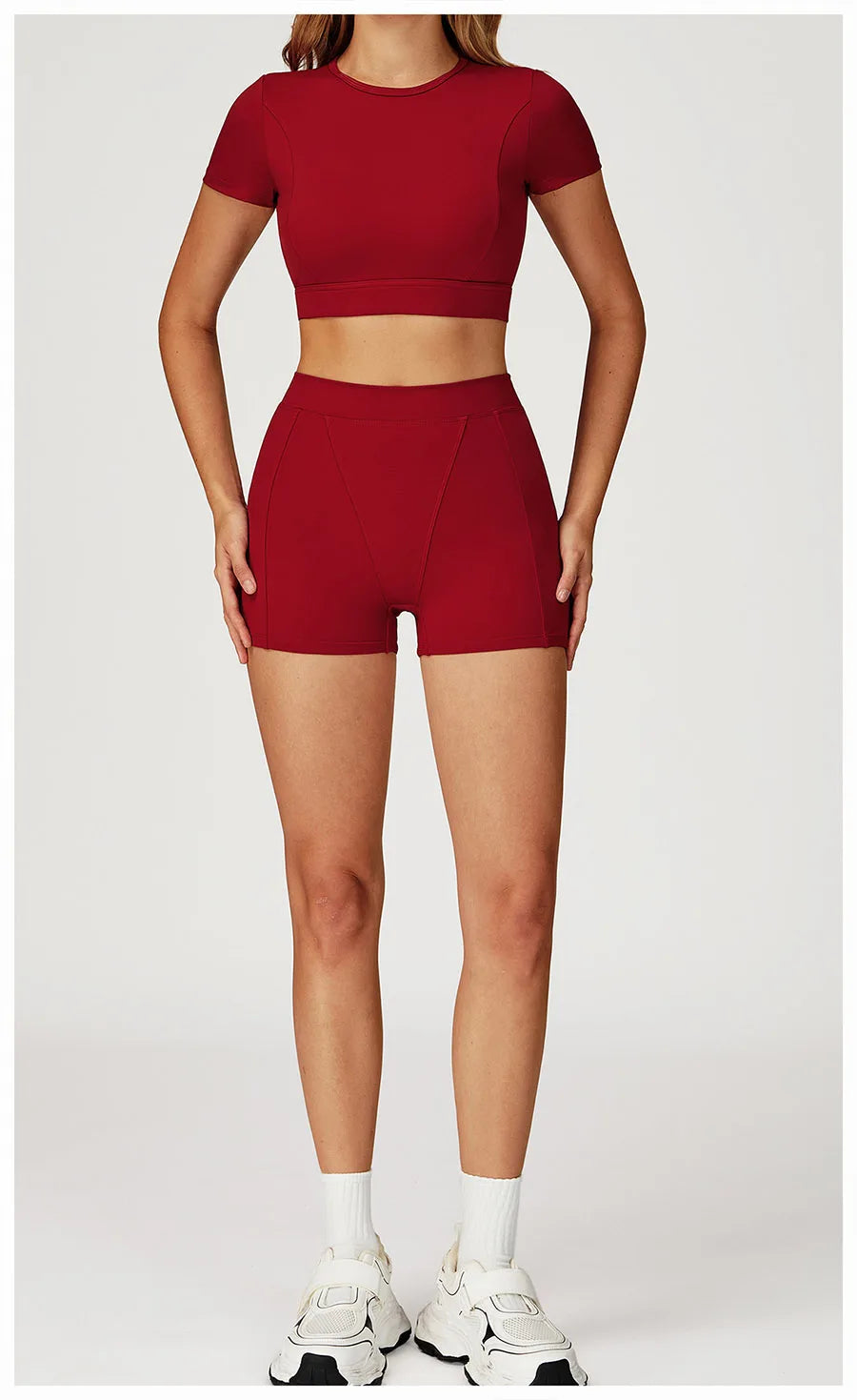 New Yoga Set 2Pcs Women No Logo Tank Tops High Waist Seamless Shorts Workout Outfit Fitness Gym Clothes Workout High quality