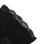 FDYOUI Woman Clothes Summer Bandage Lace Corset T-shirt 2026 Sexy Off Shoulder See-through Crop Tops Evening Party Top Black