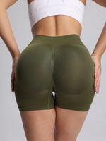Women High Waist Yoga Shorts With Luminous Strips Sportswear Woman Gym Shorts Legging Fitness Running Activewear Workout Clothes