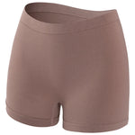 1PC Women Mid-Rise Boyshort Panties Ribbed Seamless Underwear Ladies Stretch Sports Panty Comfort Sexy Lingerie S-5XL Intimates