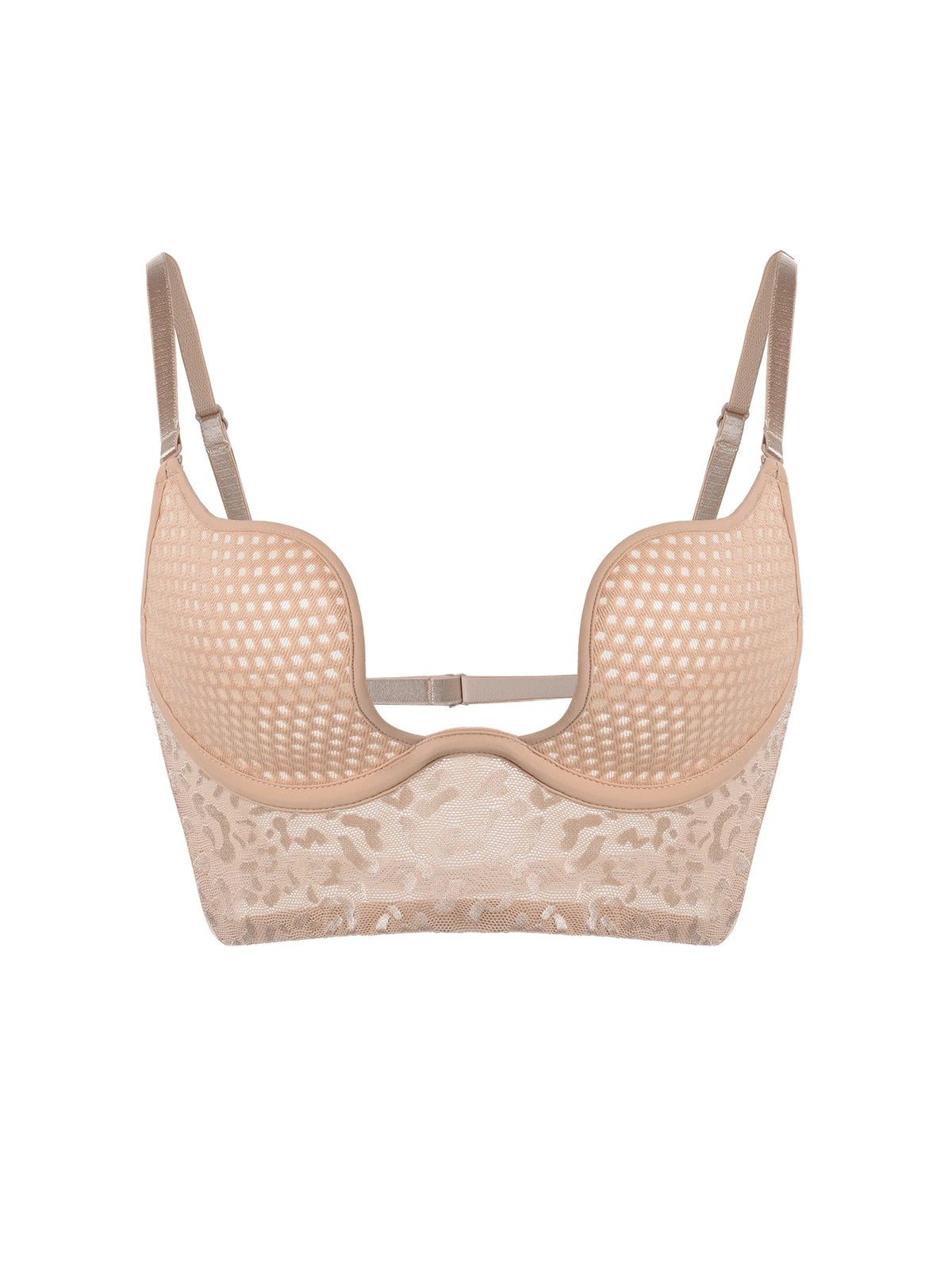 stylish mesh breathable softsteel ring bra thin design with backless multiple wearing styles comfortable Lingerie underwear