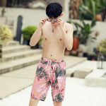 Swimsuit Fashionable Sweet Couple Swimsuit Bikini Three Piece Men's Beach Shorts