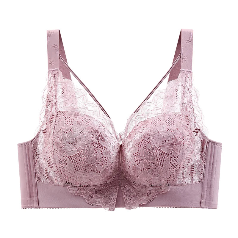Coverage Lace Bras Plus Size Push Up Bra Sexy Lingerie Women FullWireless Brassiere C D E Cup Push Up Bras for women Bra 52CDE