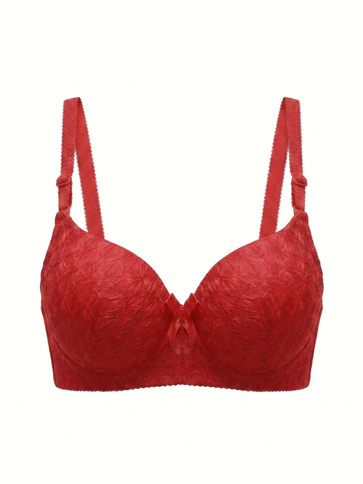 Red Lace Bra Chinese New Year Wedding Bra Bow Bralette Sexy Lingerie Underwear With Bow D176