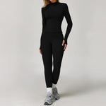 2/3PCS Yoga Suit Women Tracksuits Gym Clothes Workout Flared Pants Zipper Long SleeveAthletic Wear Female Sports Yoga Clothing