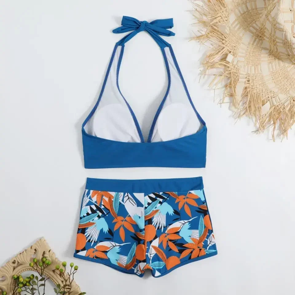 Sexy High Waist Bikini Shorts 2026 Women Swimsuit Two Piece Swimwear Female Bikinis Set Sports Bathing Suits Brazilian Biquini