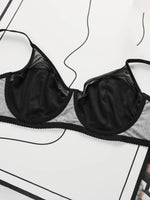 Women's Oversized Underwear With Pull-up And Anti Sagging Black Leopard Print Lace Design Suitable For Plump Women XL-4XL A2551