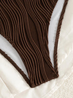 ZTVitality Sexy Solid 2 Piece Bikini 2026 New Arrival Padded Bra Bandage Halter Swimsuit Women Swimwear Summer Beachwear Biquini
