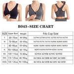 Women's Front Zipper Sports Bra Seamless Shockproof Breathable Fitness Brassiere No Underwire Running Bralette