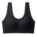 Women Wireless Bras Sports Tank Bra Sexy Lingerie Female Crop Top Soft Padded Wide Straps Brassiere Plus Size Intimates M-3XL