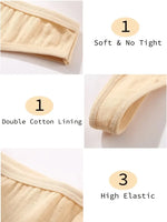 6Pcs/Set Women Cotton G-String Ribbed Panties Female Low Rise Thongs Ladies Sexy Bikini 7 Solid Color Girl Soft S-XL Intimates