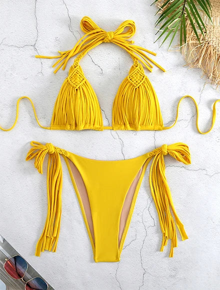 2026 Blue Print Micro Bikini Women Sexy Swimsuit Push Up Swimwear Bandeau Biquini Female Micro Bikinis Bathing Suit Beachwear