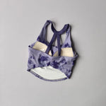 Women's Elegant Printed Yoga Sports Vest Shock Resistant Fitness Outerwear Beautiful Back Cross Shaped Design