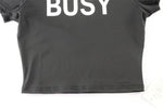 Ahagaga Women's Basic Sexy O-neck Slim Letter Printed T-shirts Short Sleeve Fashion Casual Solid Sheath Tops Tees Blusas Female