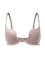 Solid Underwire Bra push up Lingerie comfort padded bra lift up thick cup lace bralette