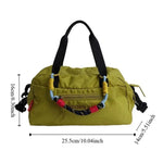Simple Lightweight Bowling Bag Leisure Adjustable Strap Nylon Crossbody Bag Large Capacity Casual Women's Handbags Outdoor