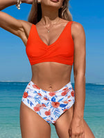 Printed Bikinis 2026 High Waist Swimsuit Women Sexy Swimwear Female Bathers Swimming Bathing Swimming Swim Suit Beachwear