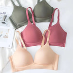 2Pcs/Set Underwear 3/4 Cup Push Up Bra Female S-XXL Seamless Bras For Women Non-wire Bra Sexy Lingerie