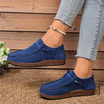 New Fashionable Slip-On Loafers Women's Shoes with Elastic Laces Lightweight Casual Outdoor Footwear Easy to Match 2026