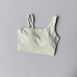 Women's Irregular Shoulder Strap Yoga Sports Bra Shockproof One-Piece Cup Running Vest for Training Fitness And Yoga