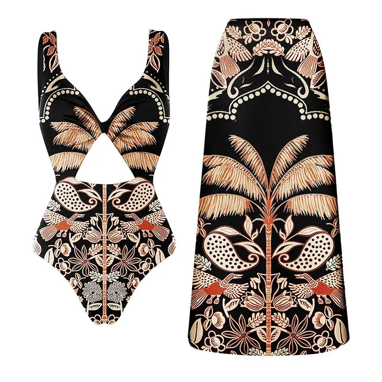 2026 New Arrival Push Up Women Bikini Set Floral Printed Ruffle Bikinis Strappy Bandage Swimwear Brazilian Biquini Bathing Suit
