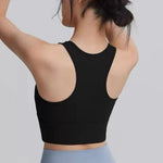 Women's Professional Shock-Absorbing Yoga Sports Vest One-Piece Gathering Sports Bra Running Collection with Breast Support