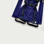 Women Police Cosplay Costumes Long Sleeve Zipper Romper with Harness Belt Halloween Role Play Outfit for Carnival Themed Events