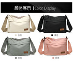 2026 New Women's Minimalist Solid Color Nylon Bag - Multi-functional, Casual, Waterproof & Portable Fashion Crossbody Bag
