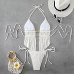 New Sexy Shell Linked String Bikini 2026 Women Swimwear Female Swimsuit Two Pieces Thong Bikini Set Bather Bathing Suit Beach