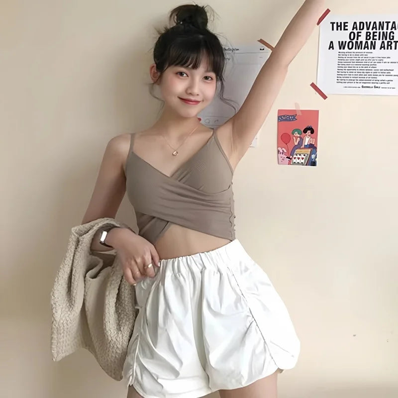 Women Crop Top Tube Top Seamless Underwear Female Crop Tops Girls Streetwear Sexy Lingerie Padded Tube Bra Bandeau Top Intimates