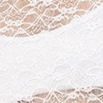 Women's Spring Summer Solid Color Slim Lace Mesh Tops Flare Long Sleeve High Neck Sheer T-Shirt for Party, Daily