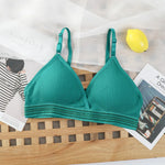 Push-Up Bras For Women Non-wire Brassiere V-neck Underwear 3/4 Cup Padded Lingerie Female Comfort Intimates