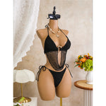 New Hollow Out Tankini Halter Bikini Female Swimsuit Women Swimwear Strappy Bather Bathing Suit Swim Two-pieces Bikini set K8076