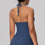 Women Sports Yoga Bra Adjustable Sports Top Women's Fitness Top Sleeveless Open Back Bra Fitness Workout Running Sportswear Vest
