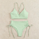 Sexy Bandage High Waist Brazilian Bikinis Sets Swimsuit Swimwear Swimming Suit for WomenNew Bikini Mujer Biquinis