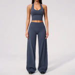 Yoga Set 2 Pieces Women Clothes Workout Outfits Fitness Sportswear Gym Tracksuit High Waist Leggings Sports Bra Athletic Wear