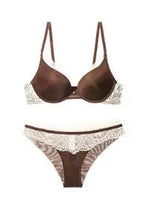 Hot Sales Women Bra Set Push Up Padded Small Chest Underwire Lace Bralette Sexy Lingerie 30 32 34 36 38 A B Dropshipping