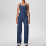 Yoga Set 2PCS Women Tracksuit Nude Feeling Workout Sets Gym Clothes Push Up Fitness Running Sportswear Sport Vest Leggings Suit