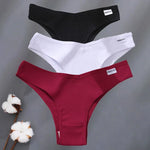 4Pcs/Set Cotton Panties Low Rise Briefs Women Underwear Bikini Ladies Sexy Underpants Female Intimates Girls Lingerie 2022 Hot