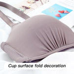 Seamless Bras for Women Push Up Bras No Wire Brassiere A B Cup Underwear Sexy Bralette Three Quarters(3/4 Cup)Lingerie