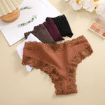 Women Cotton Panties Lace Female Sexy Briefs Pantys Ladies Breathable Underwear Girls S-XL Intimates Lingerie Soft Thongs Panty