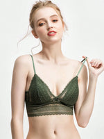 French Invisible Underwear Women wire Free bralette Thin backless Lingerie U-shaped Large low Open Back Beauty Bra