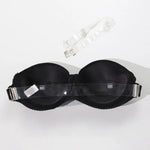Beauwear Women Invisible Bra Transparent Strap Underwear Push Up Padded Lingerie 70B 75B 80 B Cup Top