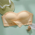 Wireless Wedding Brassiere Push Up Bras Lingerie Sexy Bralette Strapless Bras Invisible Tube Tops Seamless Breathable Bras M-6XL