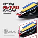 Summer Women Slipper High Block Heels Mules Party Club Ladies Mixed Color White Outdoor Slip-on Square Toe Shoes