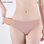 3Pcs/Set Ice Silk Panties Women Low Rise Briefs Female Underpants Invisible Underwear Sexy Lingerie Seamless Bottoms XS-XL