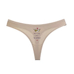 Seamless Sexy Thong Women Underwear Briefs Panties Dog Heart Banana Flower Low Rise Yoga G String Bikini Girls Female Panty