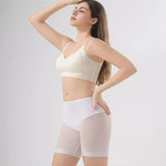 Women's Seamless Shorts Safety Pants High Waist Large Size Mesh Thin Boxer Panties Anti Friction Under Skirt Shorts Underwear