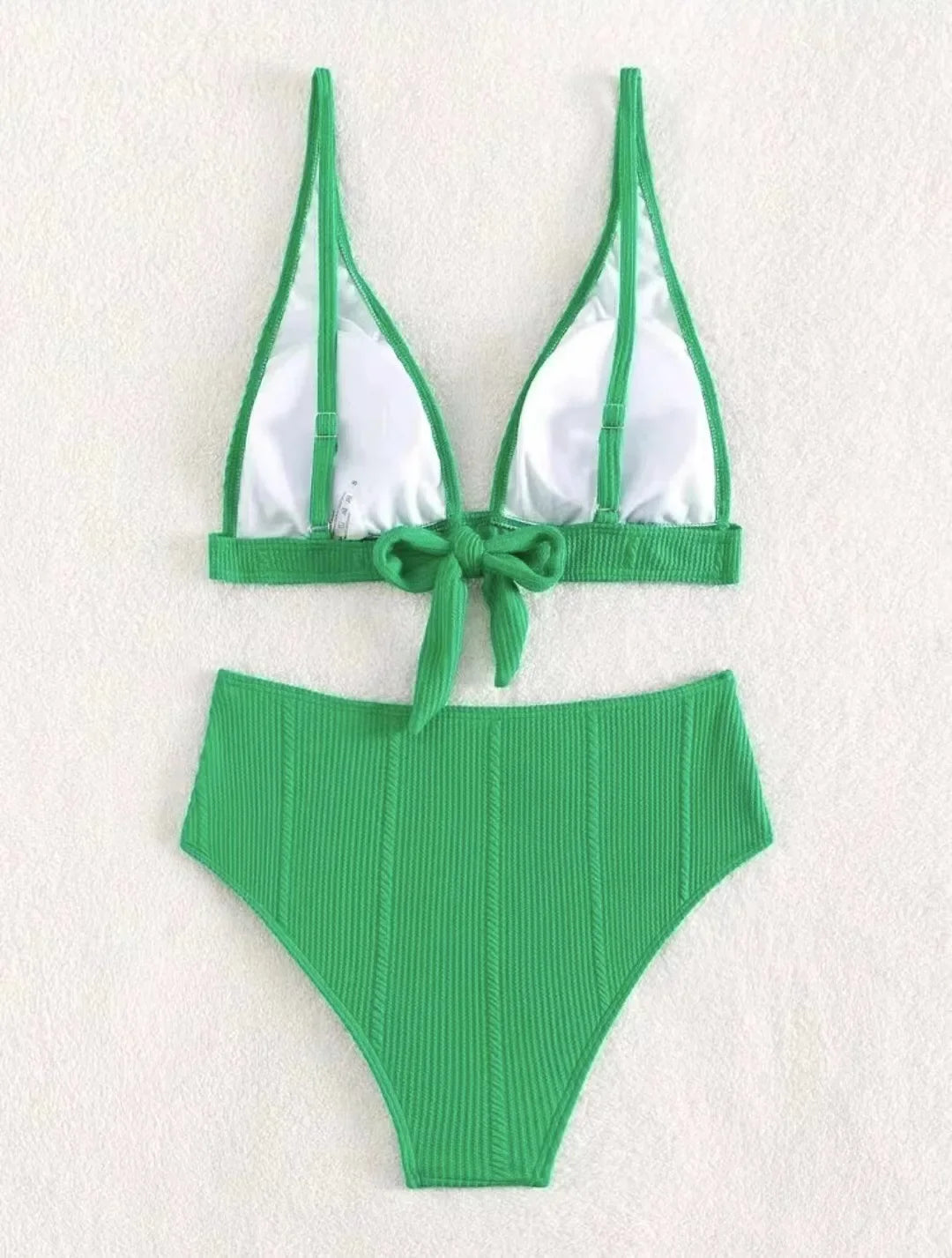 Sexy High Waisted Bikini 2025 Women Swimsuit Two Piece Swimwear Female White Bikinis SetSwim Bathing Suits Brazilian Biquini