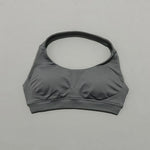 HISTELLO Impacts Sports Bra Women Seamless Yoga Halter Top High Support Push Up Open Back Gym Wear Workout Fitness Underwear